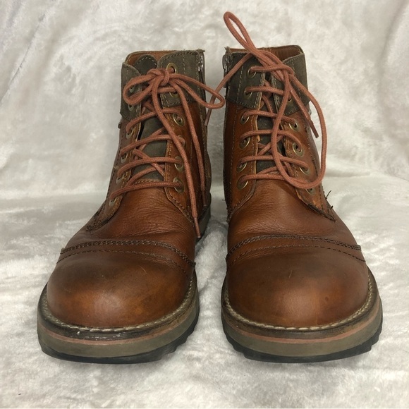 Geox Brown Leather Shoovy Urban Ankle Boot Amphibiox Size 40 (7) - Picture 2 of 11